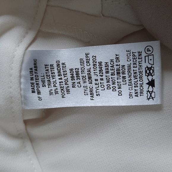 NWT THEORY RICE ADMIRAL CREPE WIDE LEG TROUSERS SZ 4 - Picture 12 of 12